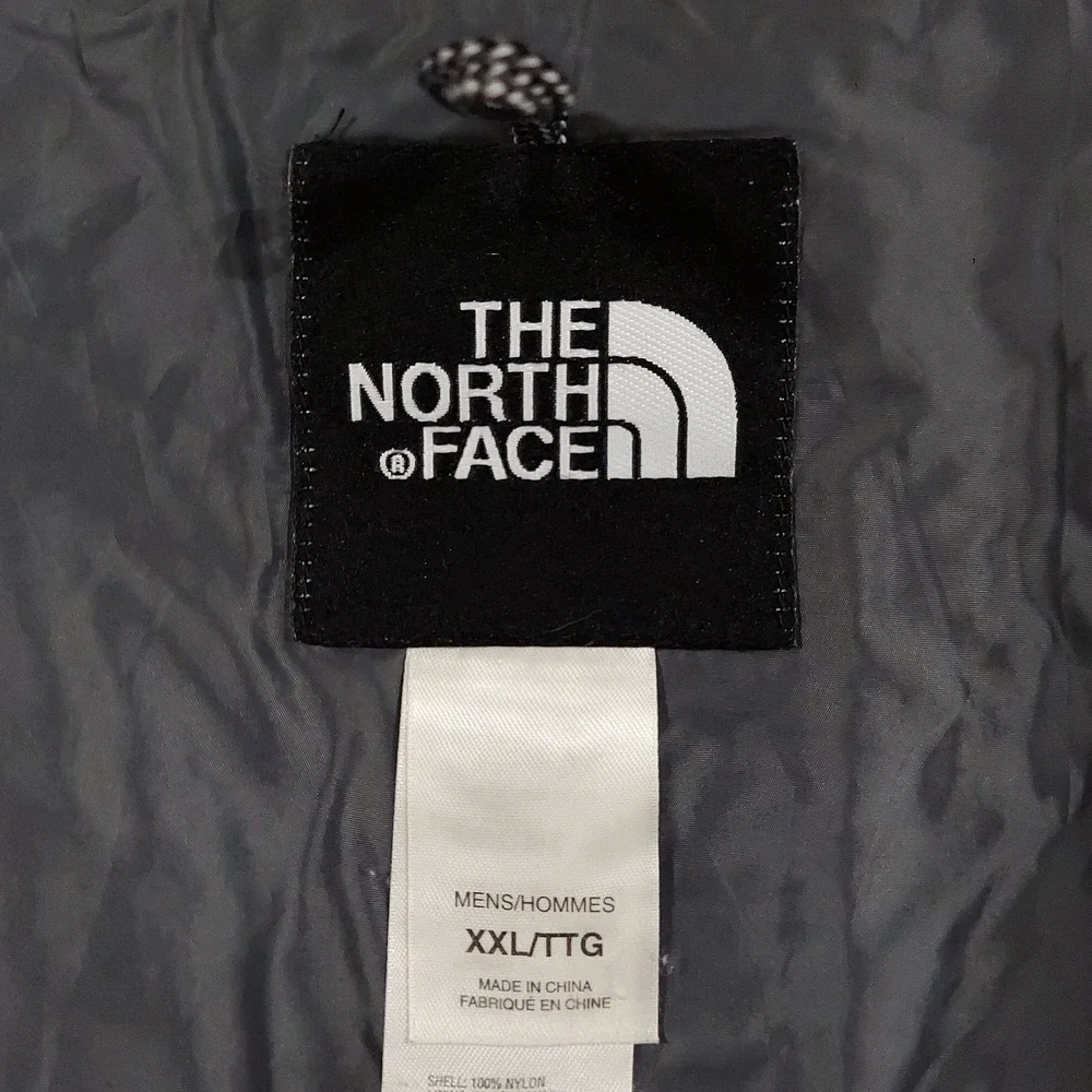 The North Face Puffer Jacket Mens XXL Black Primaloft Stowable Full Zip